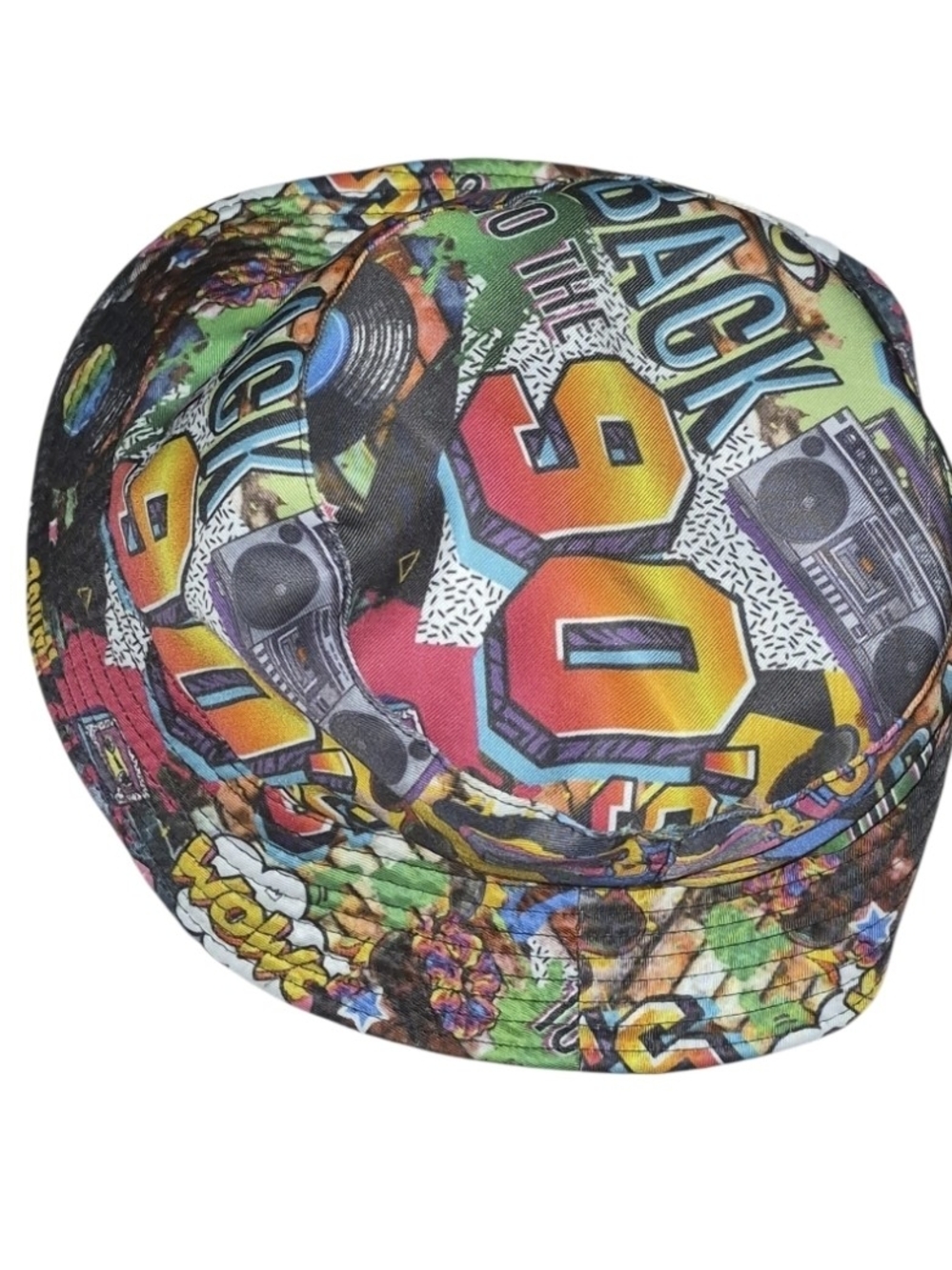 Retro 90s Bucket Hat - Multicolor